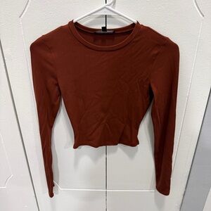 Lulus Burnt Orange Long Sleeve